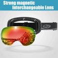 thumbnail image 5 of Findway Ski Goggles OTG for Women Men Adult Youth, Snow Goggles Interchangeable Lens, 100% UV400 Protection, Anti Fog Snowboard Goggles, 5 of 6
