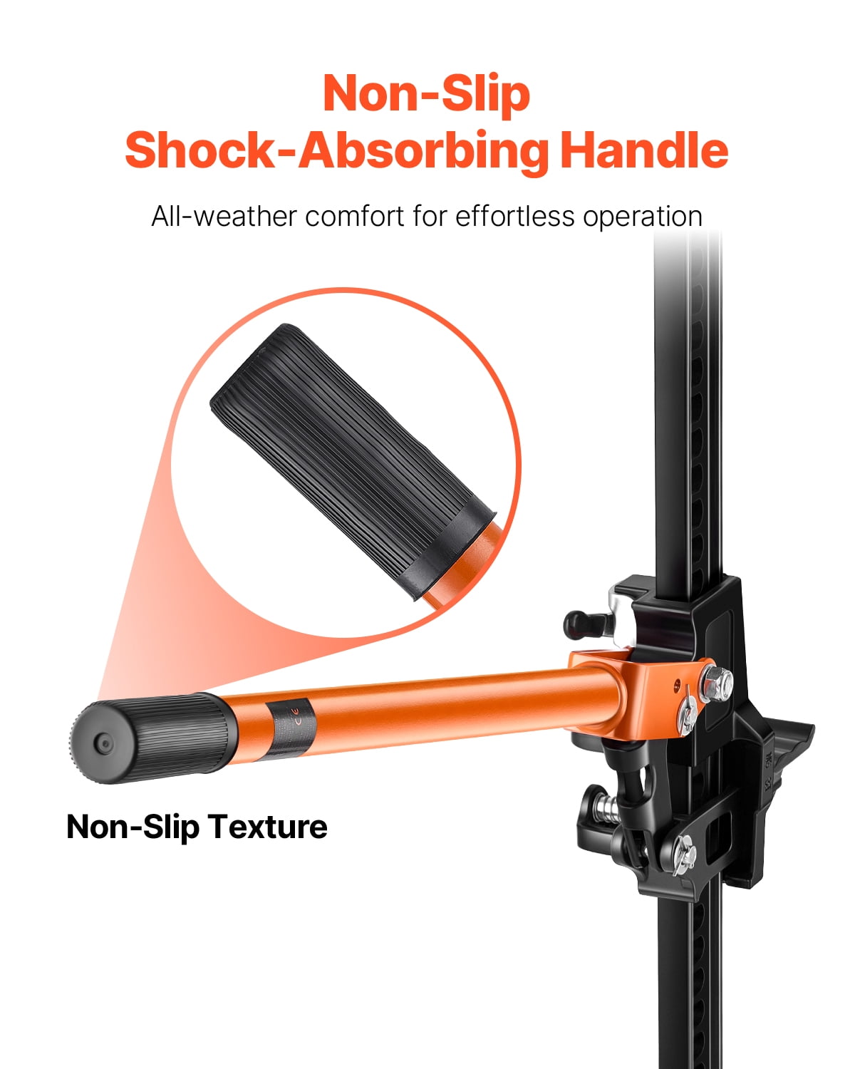 VEVOR Farm Jack, 42" Utility High Lift Farm Jack, 3.18 Ton (7,000 lbs) Capacity Ratcheting Off Road Utility Jacks, Heavy-Duty Lift Jacks with 5.12"-36.6" Lifting Range for Tractor, Truck, SUV