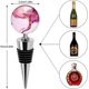 thumbnail image 2 of ZHAOCHENG Paquete de 3 tapones decorativos para vino, tapón para botella de vino con hermosos tapones de vidrio artístico para botellas de bebidas para regalos, bar, 2 of 5