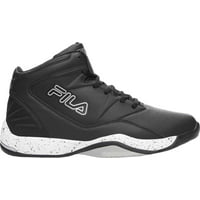 Fila Breakaway 9 Men's Basketball Shoes (Black/White/Metallic Silver)