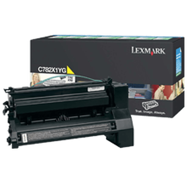 Cartouche de Toner Laser Jaune pour LEXMARK / IBM C782X1MG