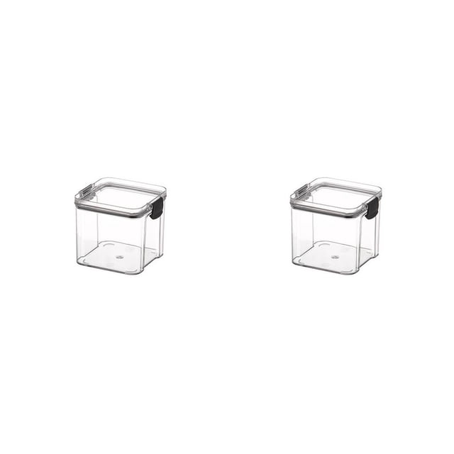 Matsuzay Recipiente apilable para almacenamiento de alimentos con tapas herméticas, dispensador de arroz, caja organizadora de cereales y Type1 NO1