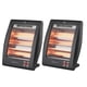 thumbnail image 1 of Calefactor Calentador Electrico Cuarzo 2 Niveles 800W 2pzas, 1 of 8