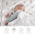 thumbnail image 5 of Little Grape Land Crib Sheets 3 Pack for Baby Boys Girls, Soft Microfiber Fitted Sheets for Standard Crib & Toddler Mattress 28"x52", Floral, 5 of 7