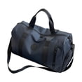 thumbnail image 1 of Bolsa de viaje multifuncional con compartimento para zapatos, ideal para viajes de vacaciones. Azul, 1 of 9