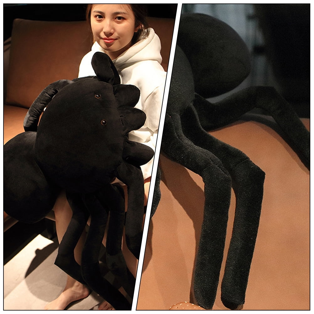 Araignée En Peluche 8,2 Pouces - Jouet Doux Mignon Aux Grands Yeux Pour Enfants Et Collection Halloween
