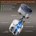 thumbnail image 6 of Maircle Mattress Vacuum Cleaner, 18Kpa Bed Vacuum With UV Sanitizing, 149°F Heat, HEPA Filter & Ultrasonic, Handheld Vacuums With LED Display for Bed, Couch, 6 of 6