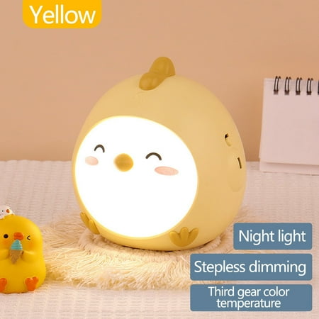 

Gogusuu Night Light Night Lights Plug Into Wall Mini Cute LED Night Light Stepless Dimming Learning Reading Eye Protection Light Student Dormitory USB Rechargeable Bedroom Bedside Night Light Gift