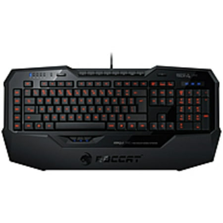 Refurbished Roccat Isku FX - Multicolor Gaming Keyboard - Cable Connectivity - USB 2.0 Interface - 123 Key - English (US) - Compatible with Computer (PC) - Multimedia, Programmable, Macro
