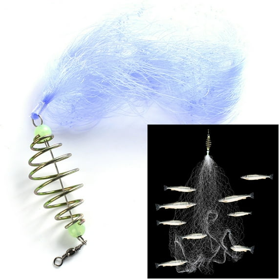 Windfall Portable Fish Net Trap Shoal Throw Trolling Mesh Fishing Tackle Accessories
