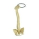 thumbnail image 4 of Llavero con forma de columna vertebral humana en miniatura, modelo de columna vertebral humana de PVC, llavero con colgante para billetera. Amarillo claro, 4 of 8