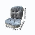 thumbnail image 3 of Cojín para silla de oficina con soporte lumbar | Cojín acolchado para asiento y respaldo | Soporte ergonómico para sillas de oficina en casa y dormitorios, 3 of 7