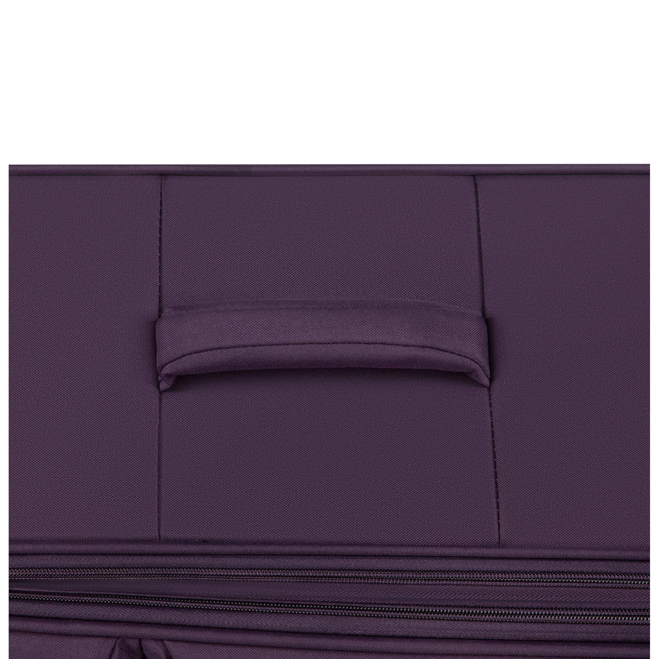 it luggage Compartment 28" Checked Softside 8 Wheel Expandable Spinner, Plum Perfect