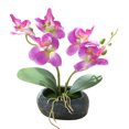 thumbnail image 2 of Flmtop Artificial Butterfly Orchid Bonsai Fake Flower Simulation Home Office Decor, 2 of 8