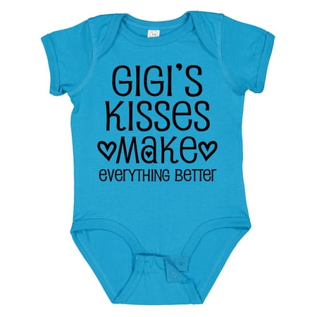 

Inktastic Gigi Kisses Make Everything Better Gift Baby Boy or Baby Girl Bodysuit