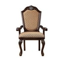 thumbnail image 3 of Acme Chateau De Ville Arm Chair in Light Brown and Espresso, Set of 2 Indoor Dining Chairs, 3 of 6