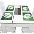 thumbnail image 4 of Ryvnso Placemats Set of 4 St Patrick Leaves Dining Mats Heat-Resistant Non-Slip Washable Table Mat, 4 of 8
