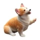 thumbnail image 2 of Corgi Car Decor - Miniatura de cachorro de resina para salpicadero, escritorio u oficina - Adorno de figuritas de animales adorables, 2 of 3