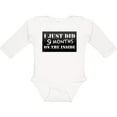 thumbnail image 3 of Inktastic 9 Months on the Inside Boys or Girls Long Sleeve Baby Bodysuit, 3 of 5
