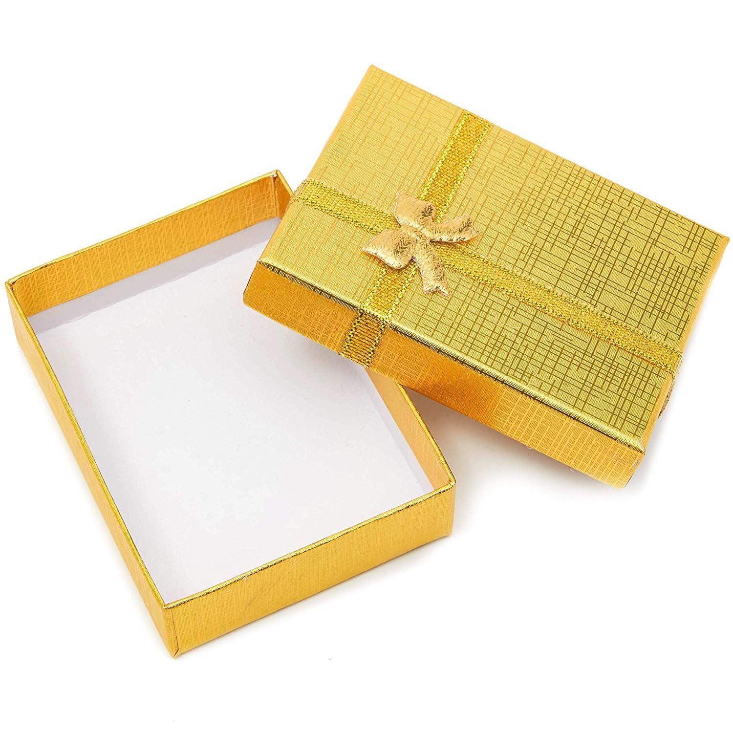 12x Paper Gift Box For Ring Earring Necklace Jewelry Storage Case with Bow-knot