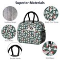 thumbnail image 4 of Lunch Bag Lunch Box for Women Reusable Insulated Lunch Bags,Water-Resistant Banana Leaf Pizza Party Cooler Lunch Tote Bag, Large Capacity for Work Travel Picnic, 4 of 6