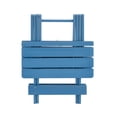 thumbnail image 5 of Small Folding Square Patio Table Set of 2, Outdoor Solid Wood Side Table for Backyard, Balcony, Portable Camping Folding Table Design Space-Saving, 5 of 9