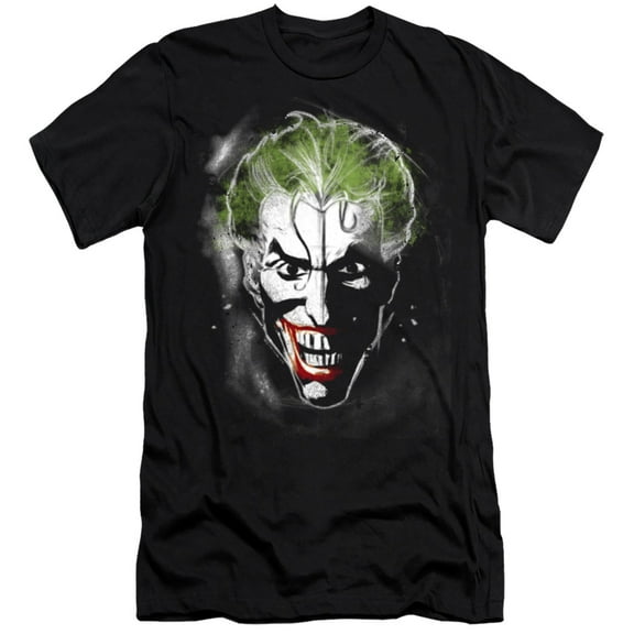 Batman Face Of Madness S/S Adult 30/1 T-Shirt Black