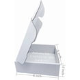 thumbnail image 2 of Caja de cartón corrugado blanca 6 x 6 x 2 pulgadas paquete de 50 cajas para regalos almacenamiento embalaje comercial, 2 of 7
