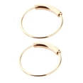 thumbnail image 2 of 2 aros para la nariz de acero inoxidable de 6 mm, 8 mm y 10 mm de diámetro disponibles. Oro rosa de 8 mm, 2 of 8
