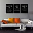 thumbnail image 3 of Inspirational Wall Art Set of 3, Minimalist Framed Wall Art Motivational Black Canvas Artwork Paintings, Positive Quotes Room Decor, Office Wall Posters for Living Room Bedroom Office 12"x16"x3, 3 of 6