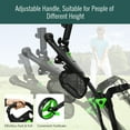 thumbnail image 4 of Goplus Chariot de Golf Pliant à 3 Roues avec Frein et Tableau de Bord Poignée Réglable Vert, 4 of 10
