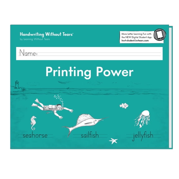 Printing Power Student Workbook, 2nd Grade, c. 2022