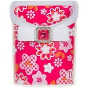 LockerLookz Magnetic Locker Bin, Pink Flower