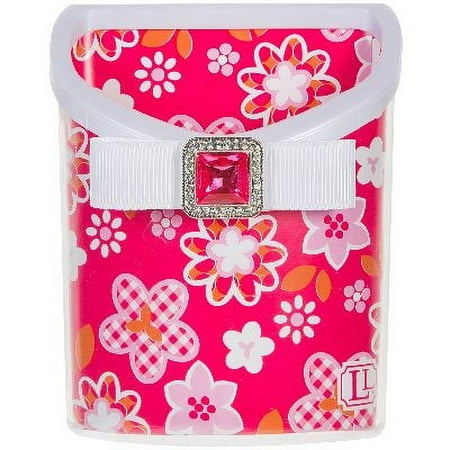 LockerLookz Magnetic Locker Bin, Pink Flower