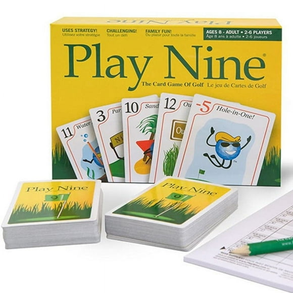 Play Nine - The Card Game of Golf, Best Card Games for Families, Strategy Game for Couples, Fun Game Night Kids, Teens and Adults, The Perfect Golf Gift