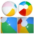 thumbnail image 4 of 12" Beach Balls Bulk - Inflatable Swimming Pool Balls - Blow Up Classic Rainbow Color Beachball Summer Water Games Fun Gifts (12 Pack), 4 of 10
