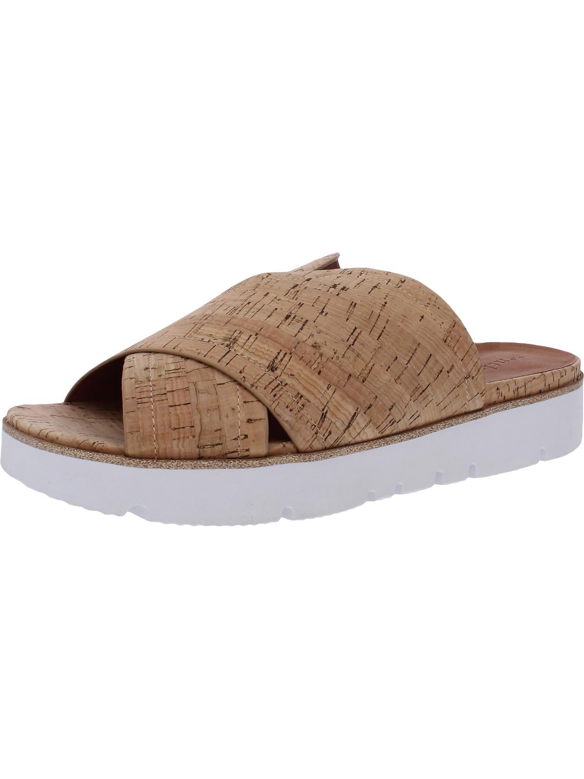 Lavern X-Band Cork Flatform Sandals Tan 