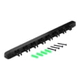 thumbnail image 1 of Soporte para taco de billar, soporte de pared con 8 clips para taco de billar Negro, 1 of 9