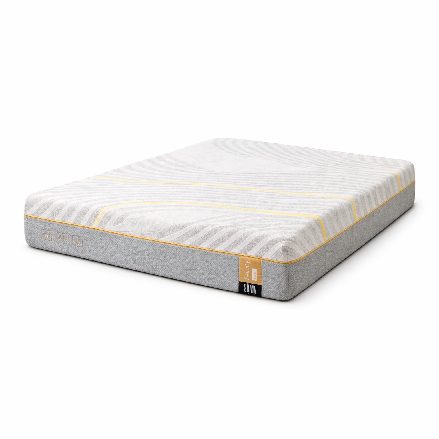 Felicity by SÖMN 8" Copper Infused Memory Foam Mattress, Twin