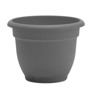 Bloem Ariana 16 Inch Self-Watering Planter, Charcoal