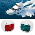 thumbnail image 2 of Boat Side Light, IP66 Waterproof Weatherproof Navigation Signal Light High Brightness  For Speed Skating Cars White,Black, 2 of 8