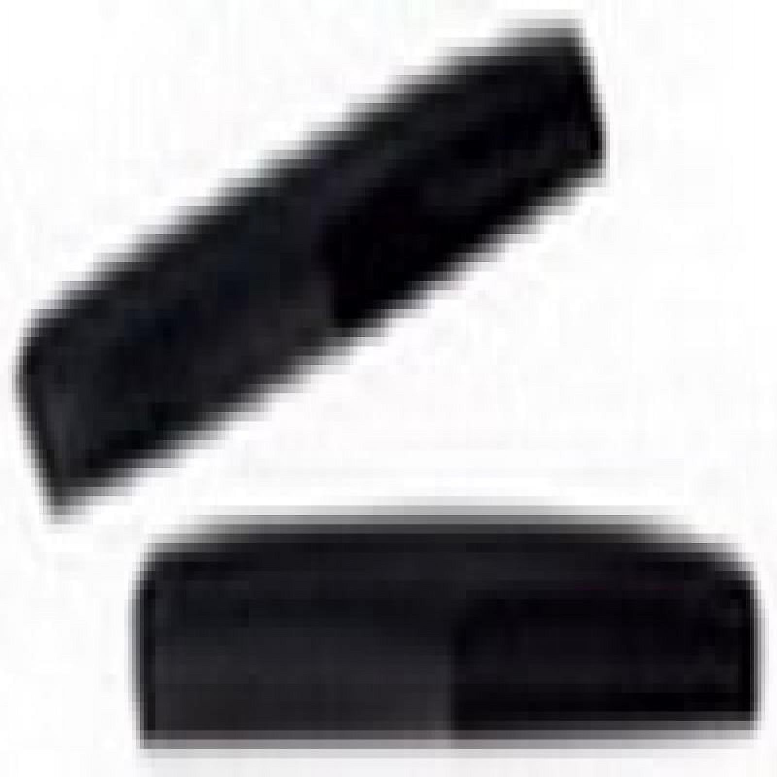 Grafco 1774 Plastic Fine Comb, 3-1/2" Length x 1-3/4" Width, Black (Pack of 12)