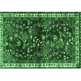 thumbnail image 1 of Ahgly Company Indoor Rectangle Persian Emerald Green Traditional Area Rugs, 3' x 5', 1 of 4