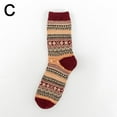 thumbnail image 5 of Men Thick Socks Ethnic Retro High Quality Winter Warm Breathable Sock, 5 of 7