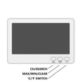 thumbnail image 3 of Mistaha Station Météo Sans Fil avec Écran Couleur LCD, Thermomètre Intérieur/extérieur et Moniteur d'Humidité, Portée de 328 Pi, Interface Type-C, Comprend un Capteur Extérieur - Blanc (Piles Non Incluses), 3 of 6