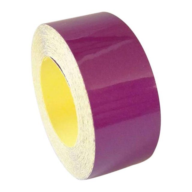 Pegatinas reflectantes de seguridad para el cuerpo de 300x5cm, tiras reflectantes, pegatinas decorativas para coche, cintas de marca de Herramientas de reparación de automóviles púrpura brillante