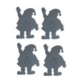 thumbnail image 2 of stanreset 4Pcs Xmas Silverware Holders Cartoon Cover Fabric Spoon Pockets Party Table Restaurant Hotel Tableware Decors Dark Gray, 2 of 6