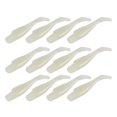 thumbnail image 1 of M Buder 2Set 6pcs/Set Artificial Simulation Solf Silicone Fishing Lure Soft Bait T Tail Accessory 4# 8 cm / 3.1 in, 1 of 9