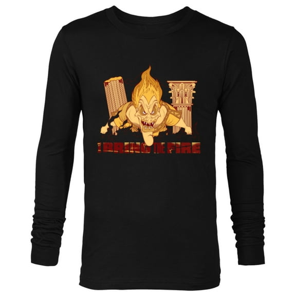 Disney Villains Hades I Bring the Fire - Long Sleeve T-Shirt for Men - Customized-Black