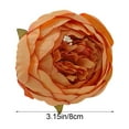 thumbnail image 3 of Amzcrzy Artificial Flower, Artificial Plants, Decoration Simulation Flower Head Silk Flower Head Decoration DIY Handmade Material Simulation Flower Decoration Cloth simulation flower, 3 of 7